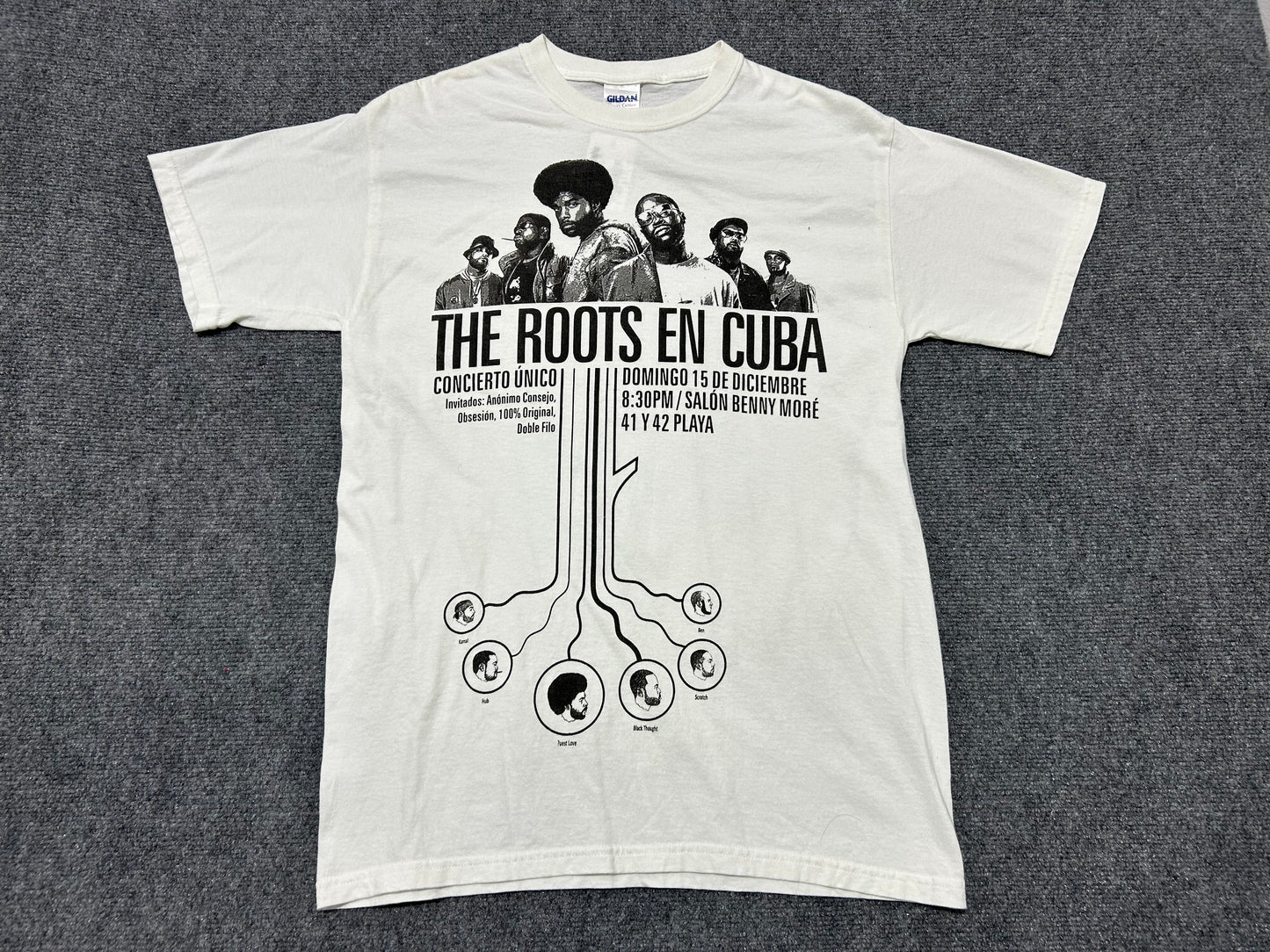 The Roots en Cuba Tee - White Size Medium
