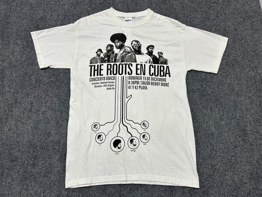 The Roots en Cuba Tee - White Size Medium
