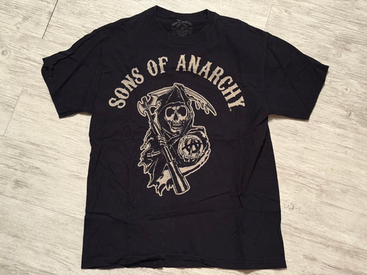 2012 Sons Of Anarchy Tee - Black Size Large