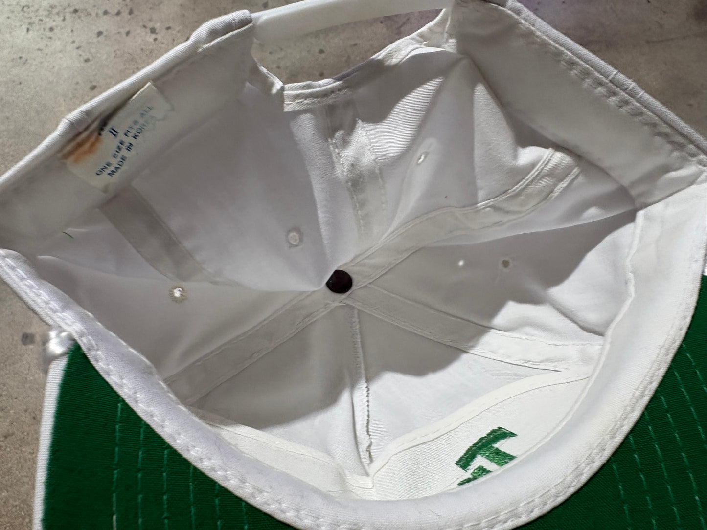 Tropicana Spell Out Hat - White