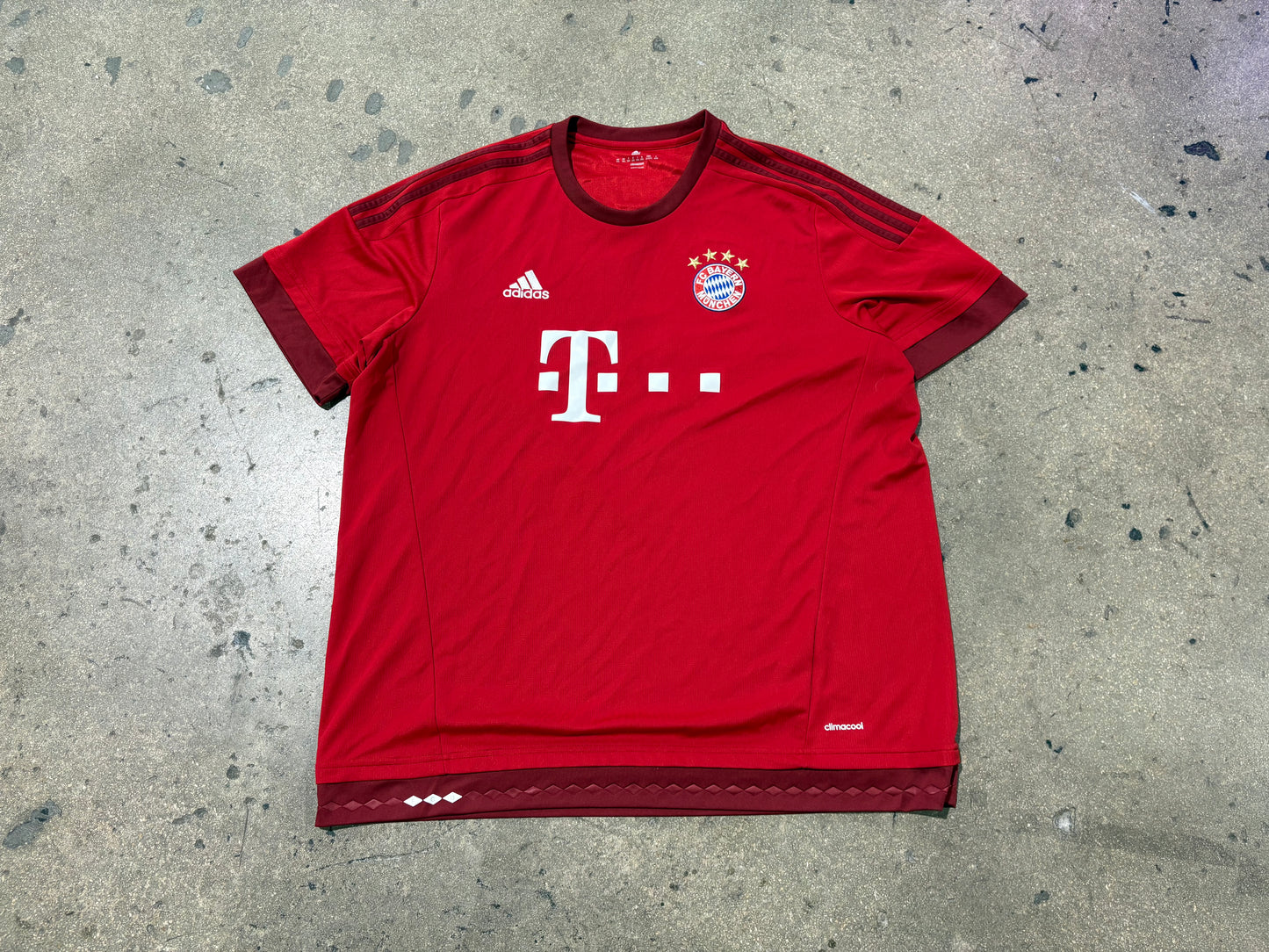 2015 Bayern Munchen #7 Ribery Jersey - Red Size XXL