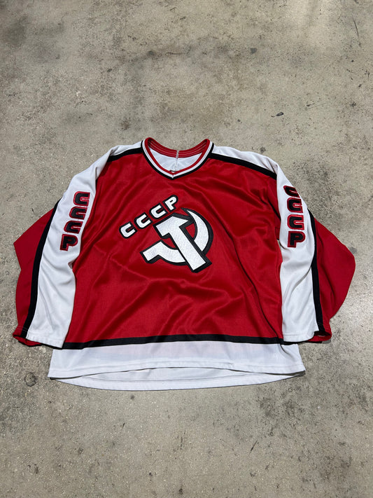 CCCP Hockey Jersey - Red Size XL(con)