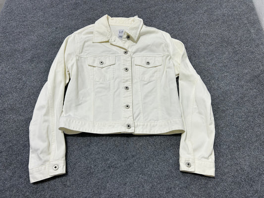 2000s WMNS Gap Trucker Jacket - White Size Large