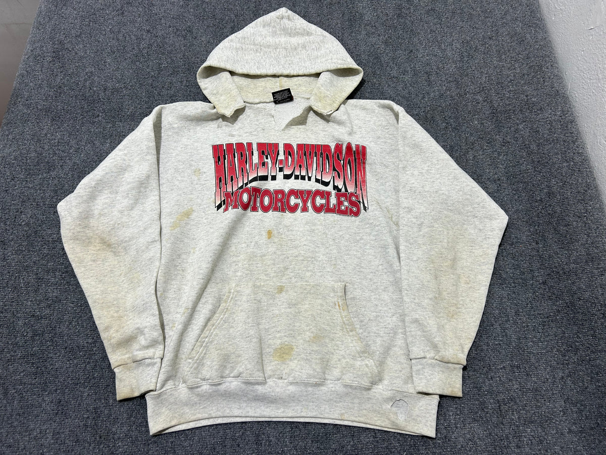 1992 Harley Davidson Hoodie - Gray size XL
