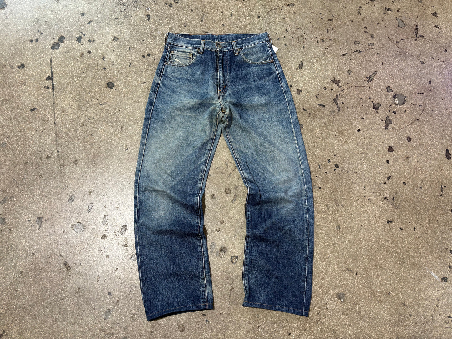 90s Levis 502xx Selvedge Big E Jeans - Blue Size 29 x 29