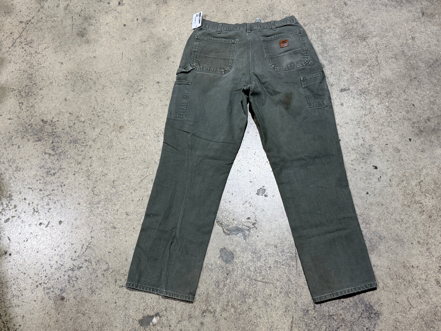 Carhartt Carpenter Pants - Olive Size 34x34