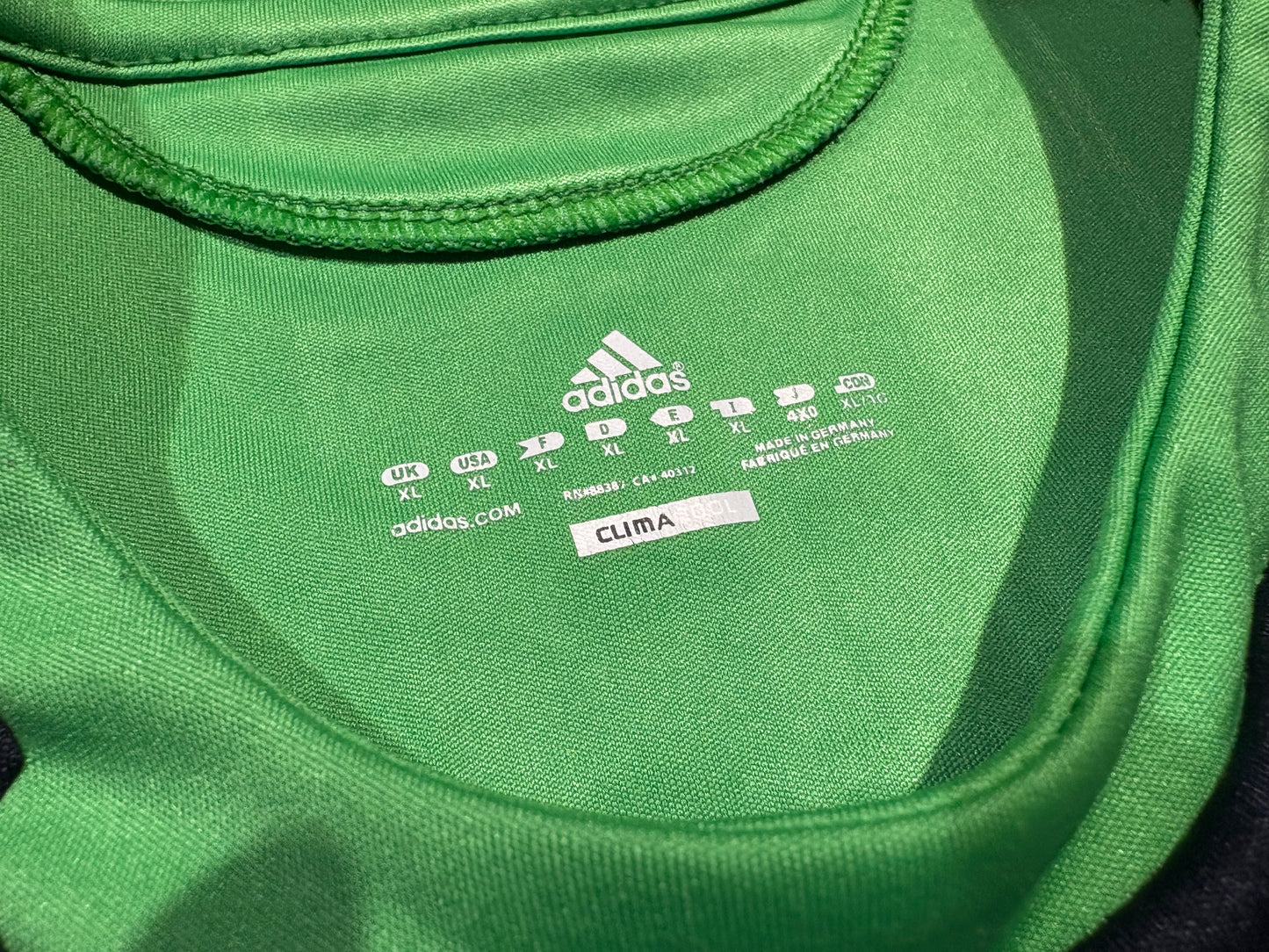 Adidas Spain #1 Iker Casillas Soccer Jersey - Green Size XL