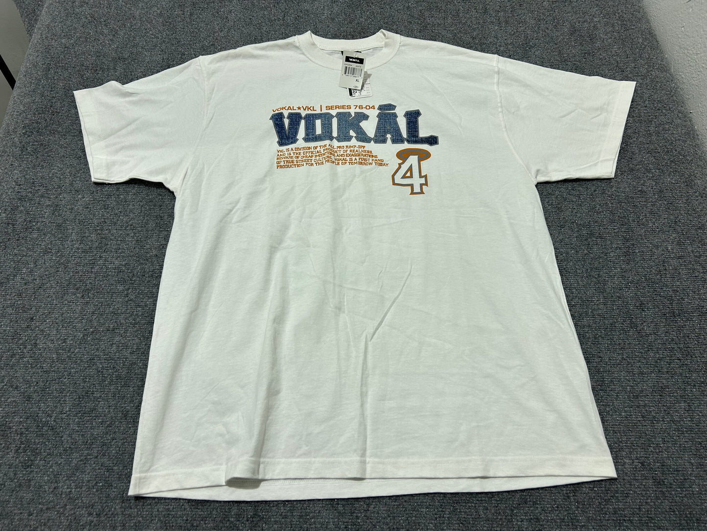 Vokal Series 76-04 Tee - White Size XL