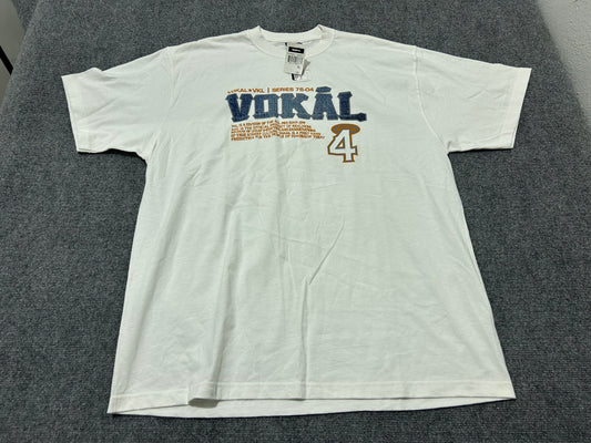 Vokal Series 76-04 Tee - White Size XL