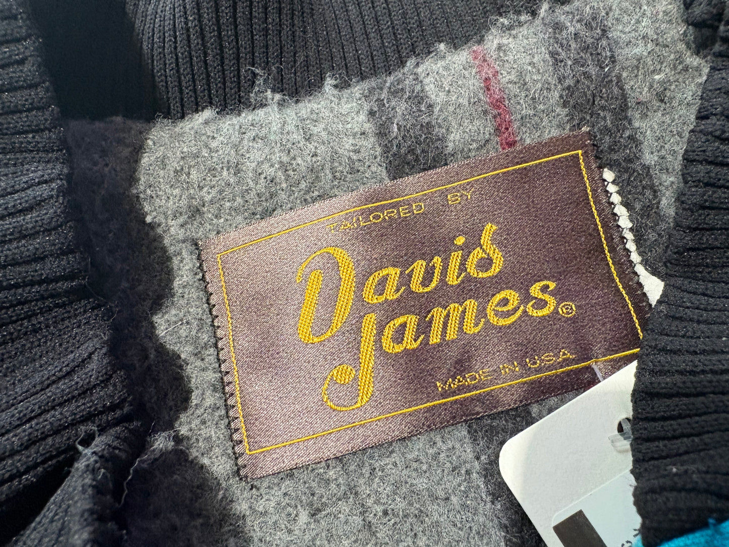 David James Aztec Blanket Lined Work Jacket - Teal Size XL