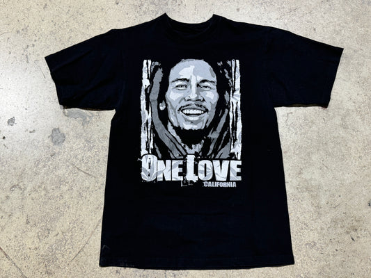 Bob Marley One Love California Tee - Black Size Large