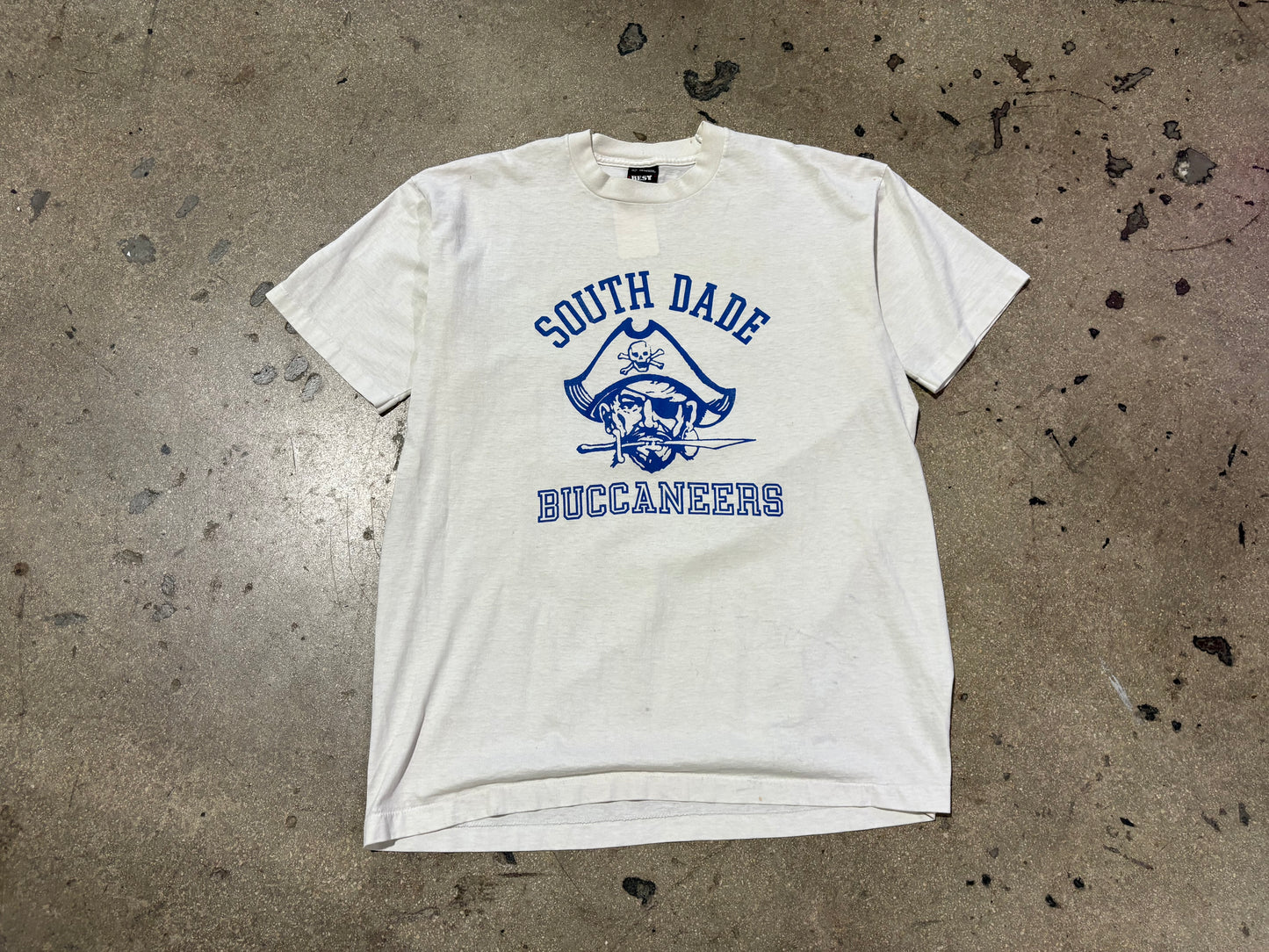 South Dade Buccaneers Tee - White Size XL
