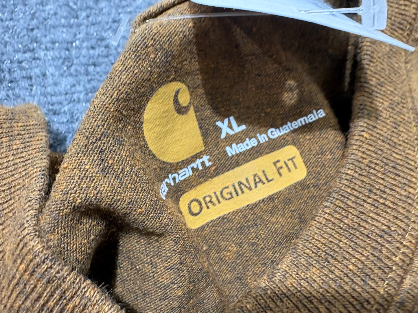 Carhartt Short Sleeve Pocket Shirt - Brown Size XL