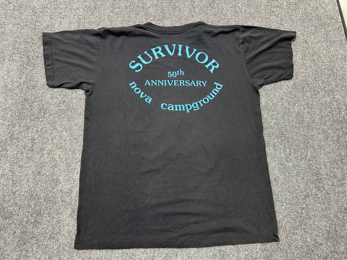 1991 50th Anniversary Bike Week Survivor Tee - Black size XL
