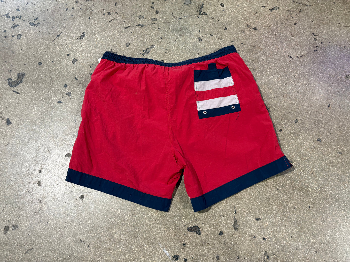 Tommy Hilfiger Swimshorts - Red/Navy Size XXL