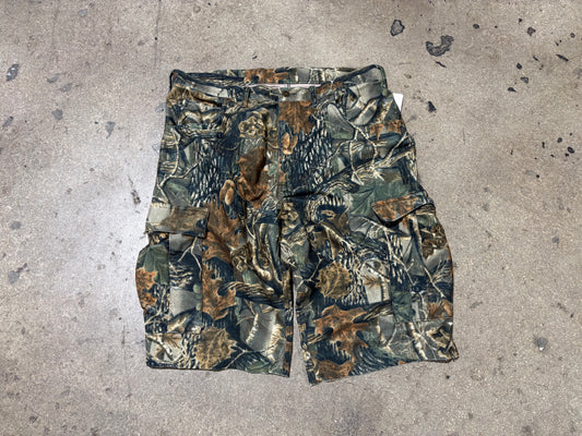 Cabelos Fleece Real Tree Cargo Shorts - Camo Size 36