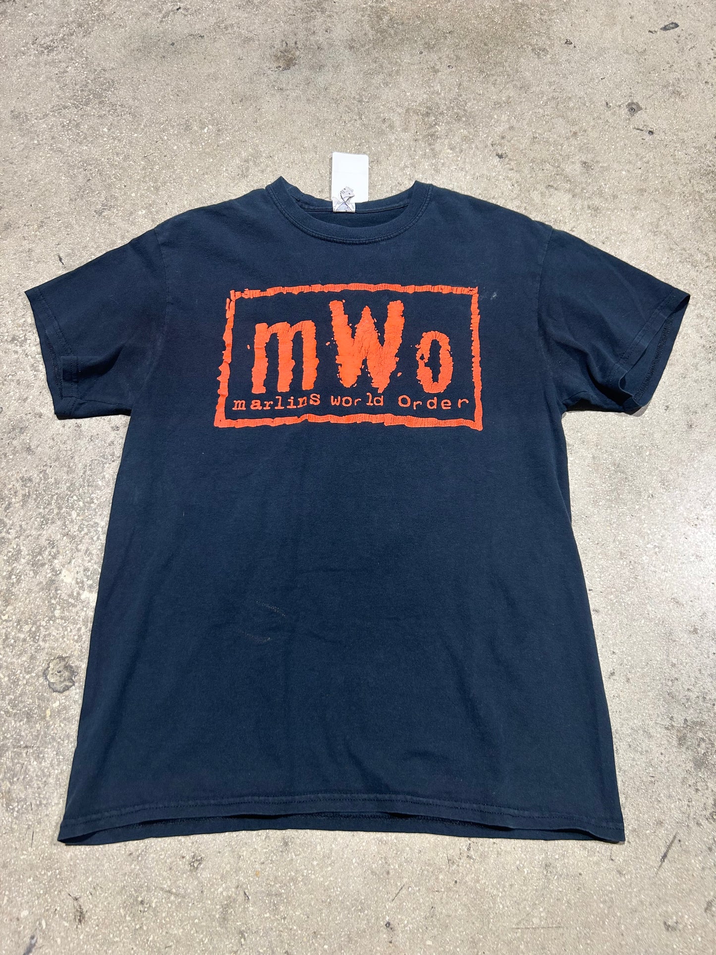 Marlins World Order Tee - Black/Orange Size Medium