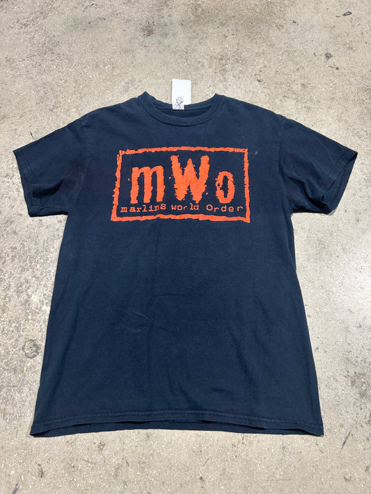 Marlins World Order Tee - Black/Orange Size Medium