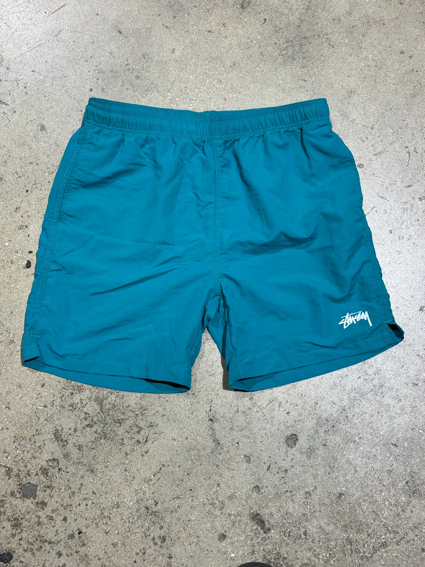 Stussy Swim Trunks - Teal Size Medium