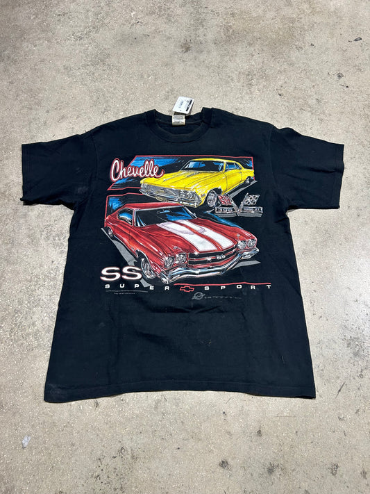 Chevelle SS Car Tee - Black Size Large
