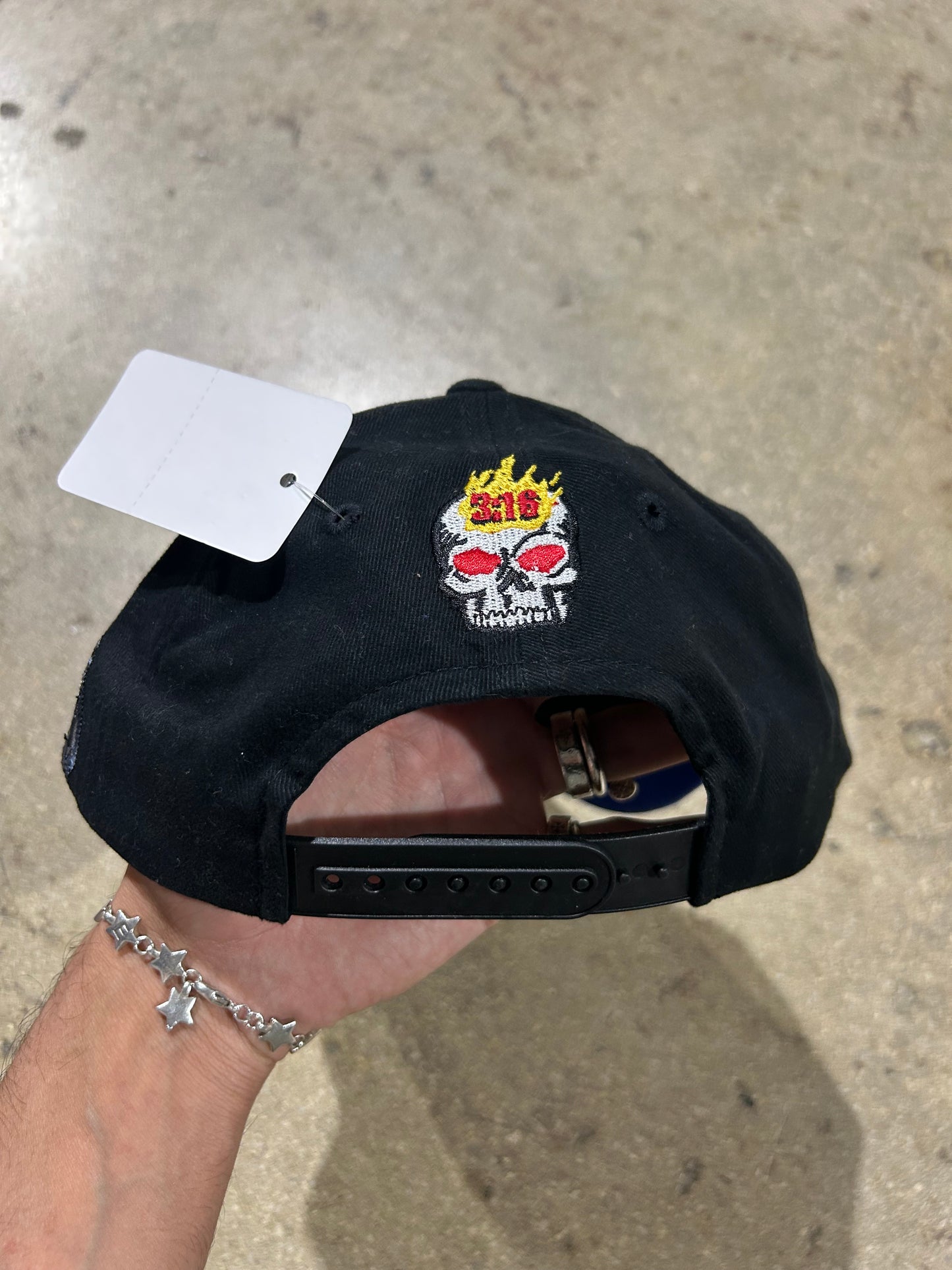 Stone Cold Steve Austin Vhain Hat - Black/Blue