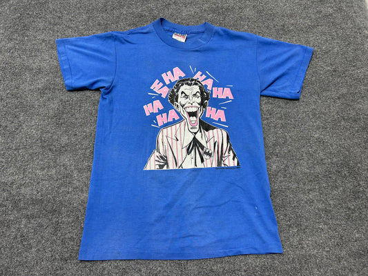 The Joker HA HA HA Tee - Blue Size Medium