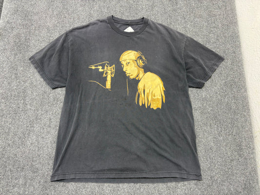 RIP Big L Tee - Faded Black Size XL