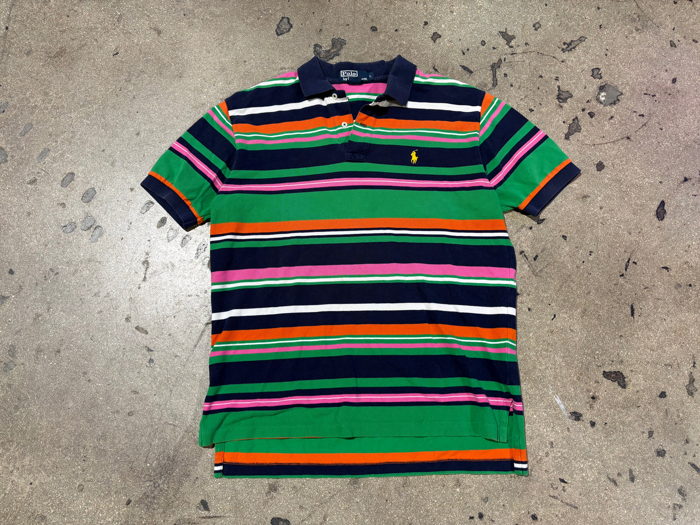 Polo Ralph Lauren Striped Polo Shirt - Multicolor Size Large