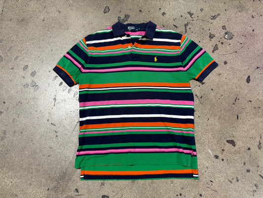 Polo Ralph Lauren Striped Polo Shirt - Multicolor Size Large