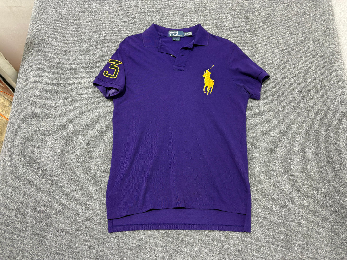 Polo Ralph Lauren Big Pony #3 Polo Shirt - Purple Size Medium