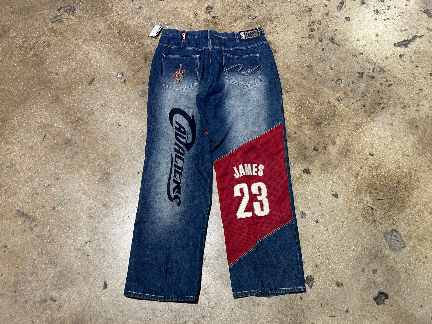 NBA Unk Cavs LeBron James Denim Jeans - Blue Size 38