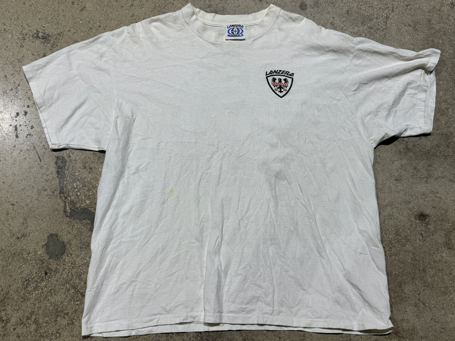 1994 Germany Soccer Tee - White Size XL