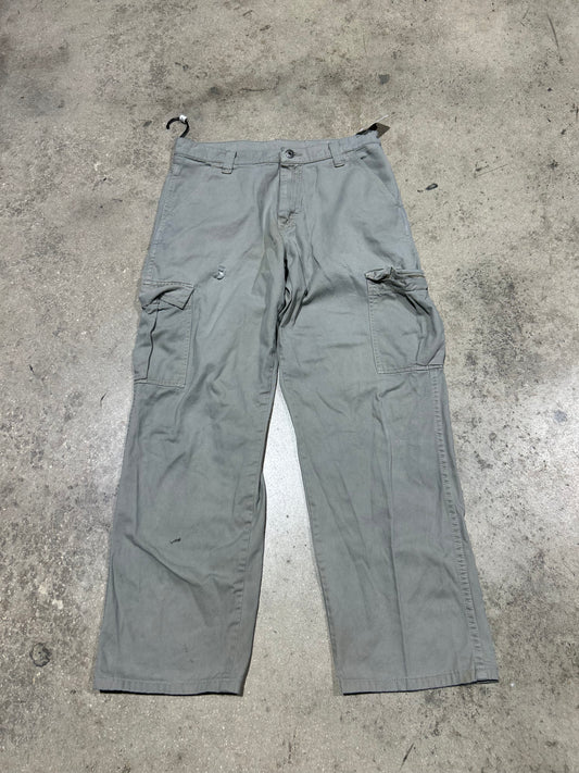 Wrangler Cargo Work Pants - Light Khaki Size 32x30