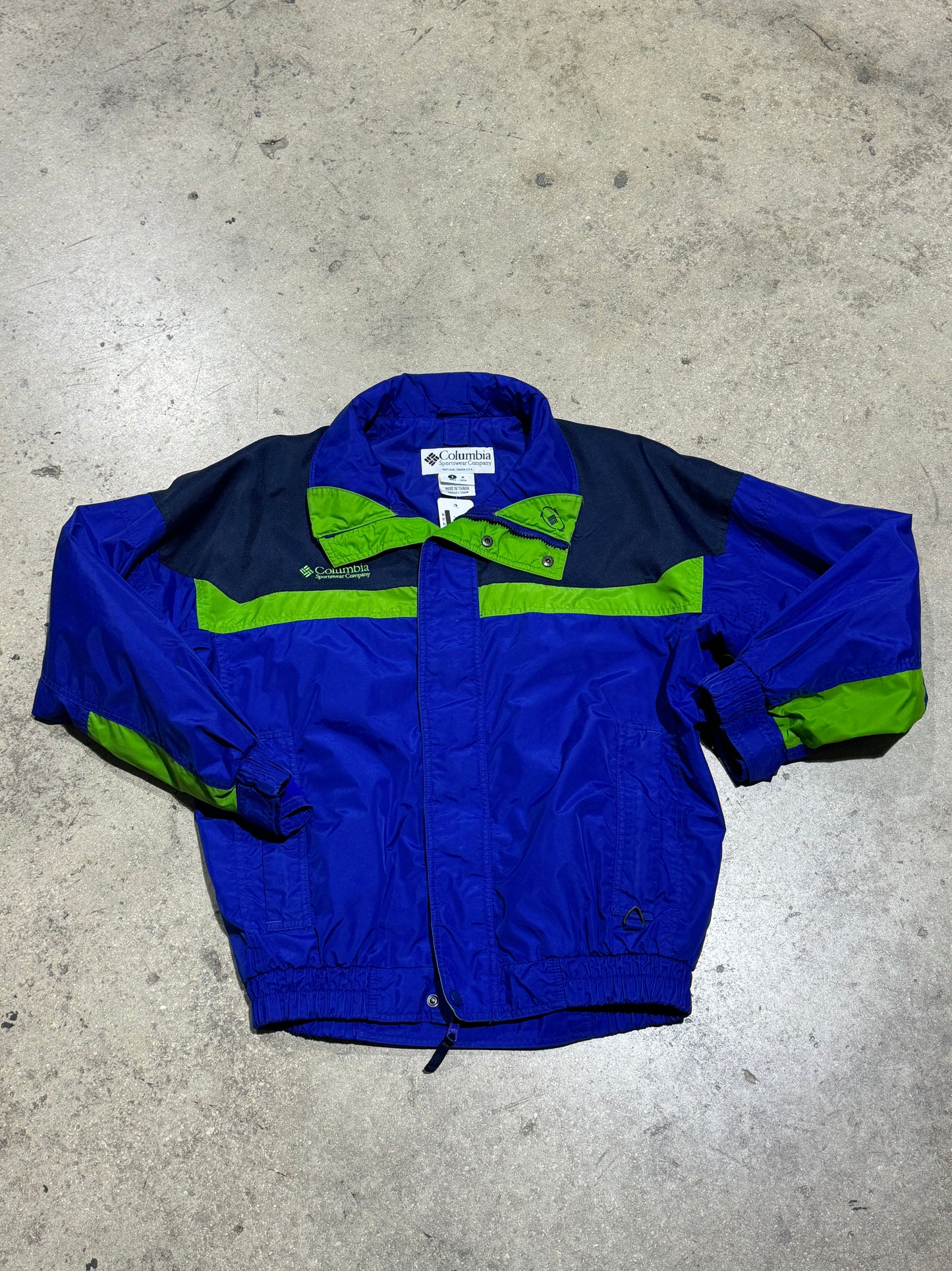 Columbia Jacket - Blue/Green Size Small