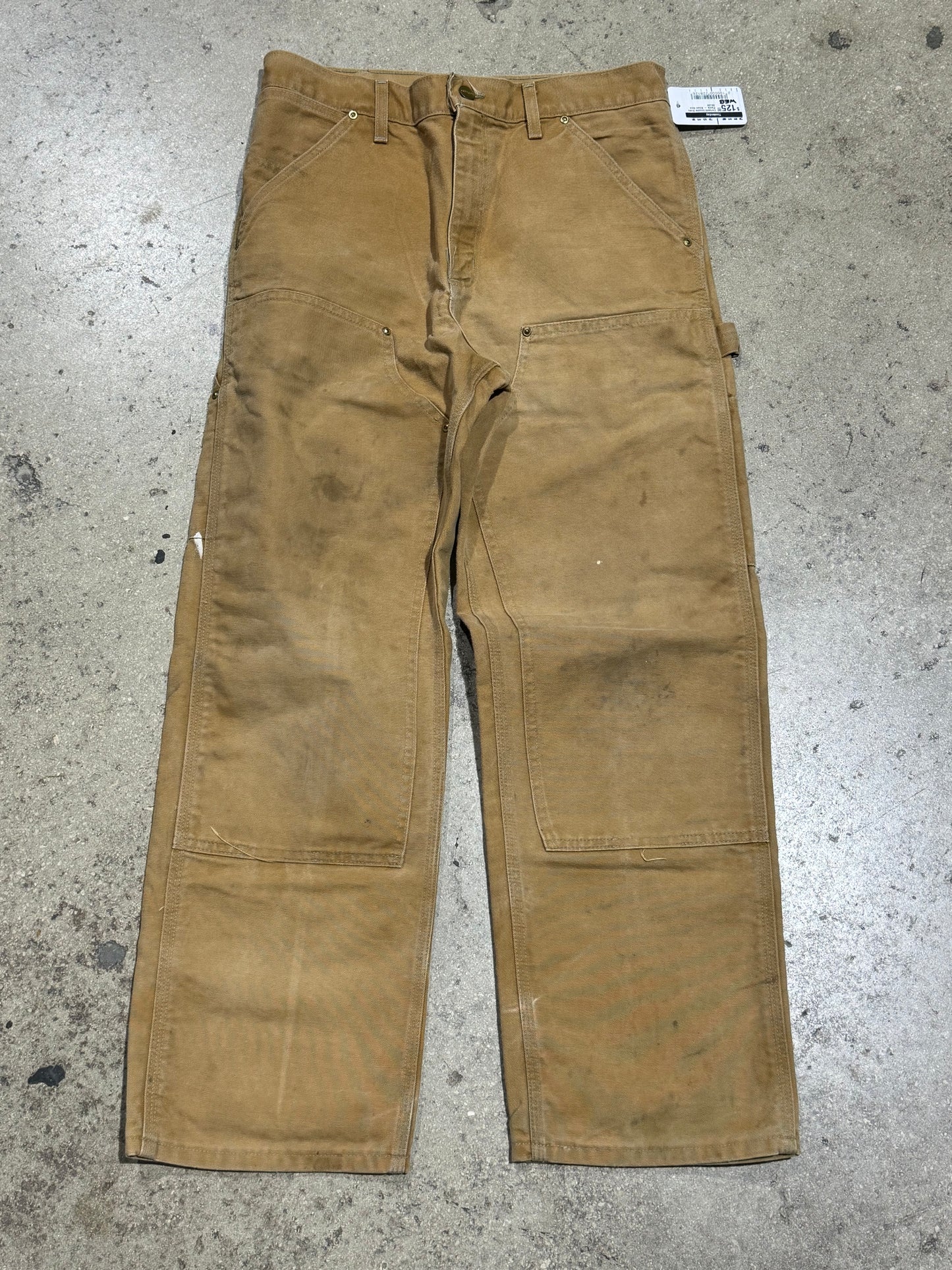 Carhartt Double Knee Pants - Khaki Size 32x32