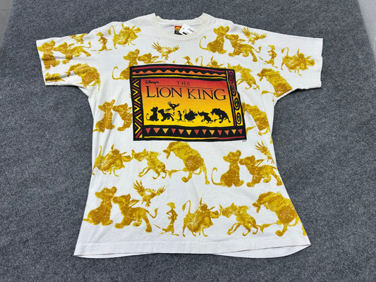 The Lion king All Over Print Tee - White Size XL