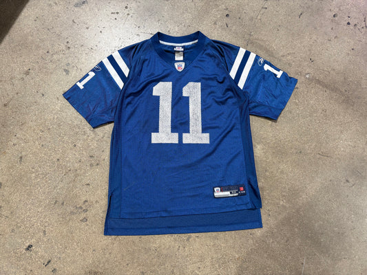 Indianapolis Colts #11 Gonzalez Football Jersey - Blue Size Medium