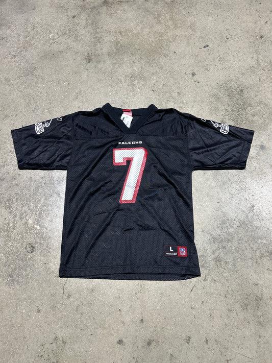 Kids Reebok Atlanta Falcons Vick #7 Jersey - Black Size Large