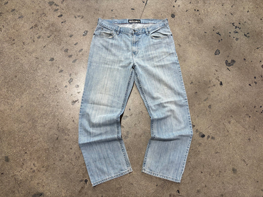 90s Old Navy Straight Fit Jeans - Light Wash Size 36 x 32