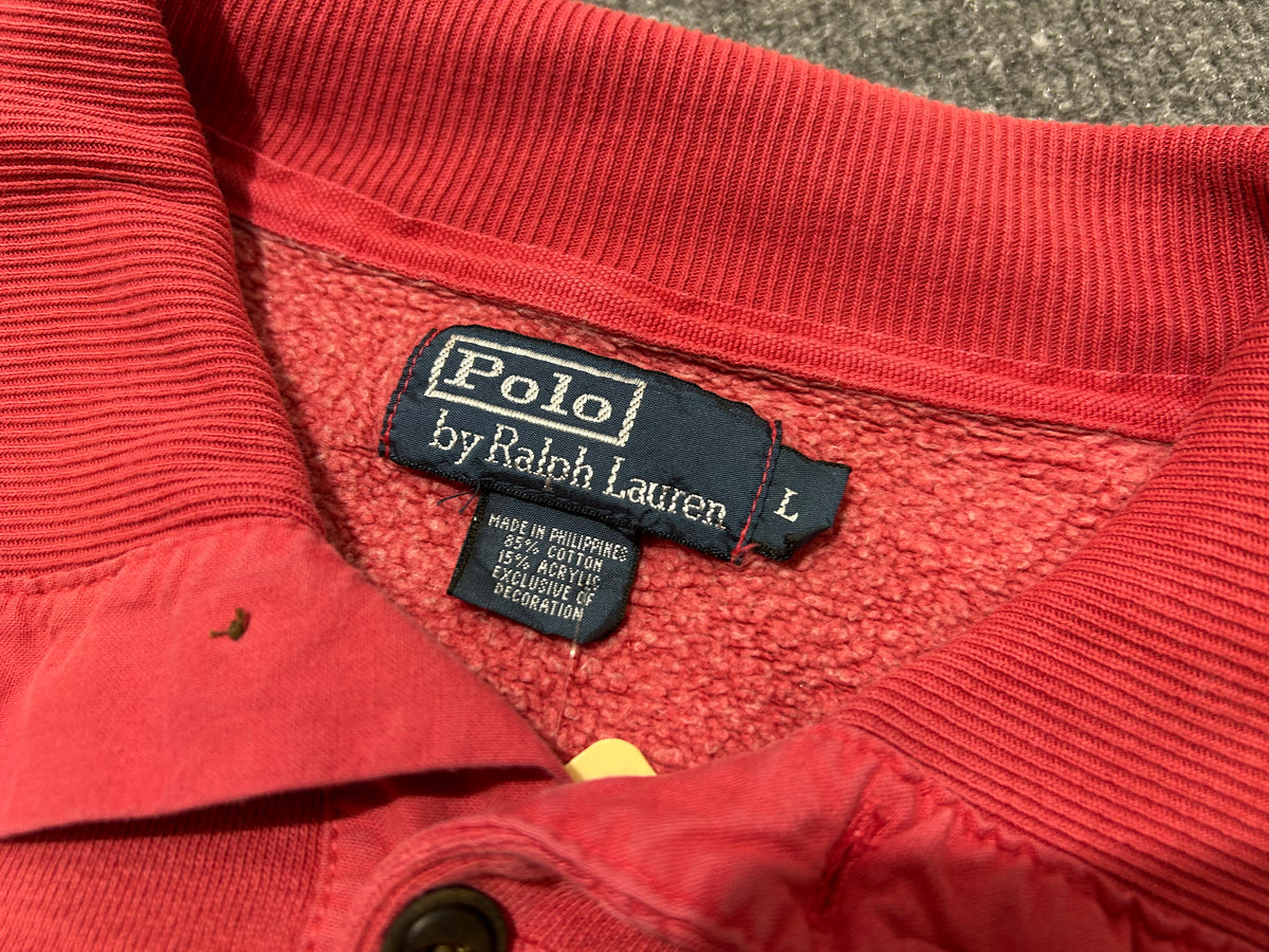 Ralph Lauren Crewneck Polo - Red Size Large