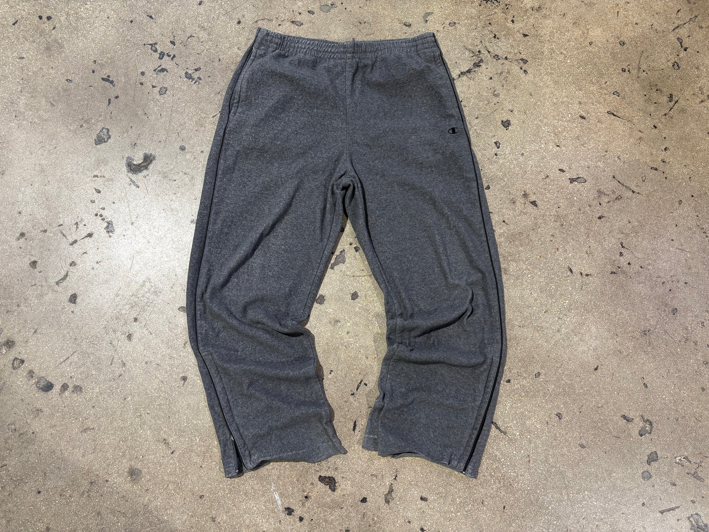 Champion Fleece Sweatpants - Grey Size Medium