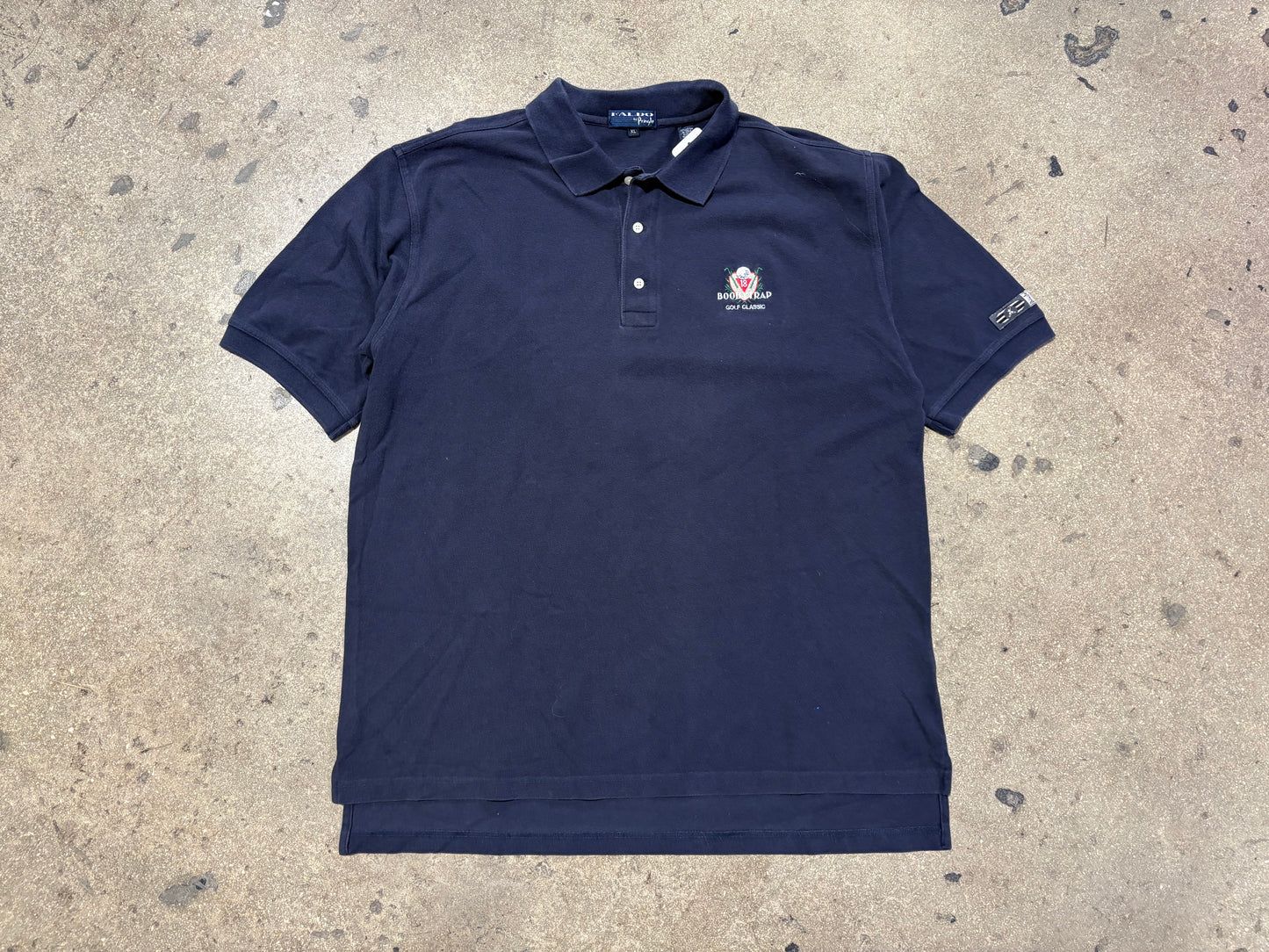 Booby Trap Golf Classic Polo Shirt - Navy Size XL
