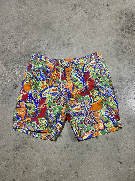 Polo Paisley N Flowers Swim Shorts - Multi Size XL