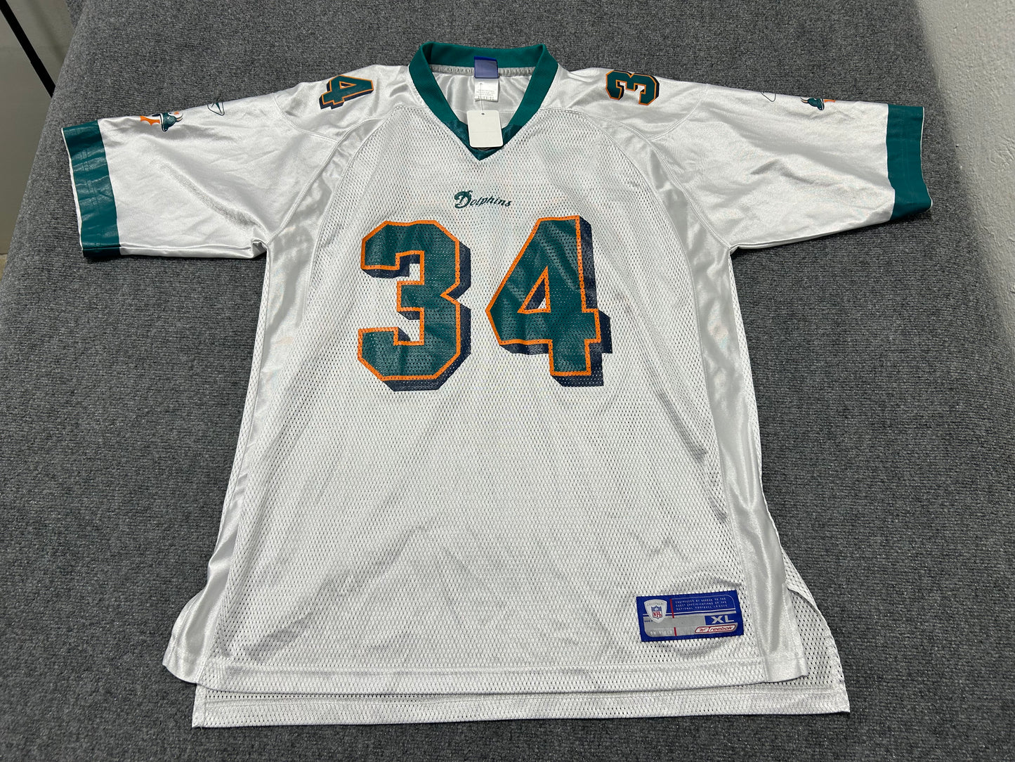 Miami Dolphins Ricky Williams #34 Football Jersey - White Size XL