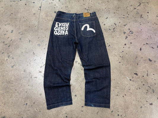 Evisu Genes Osaka Jeans - Dark Wash Size 40