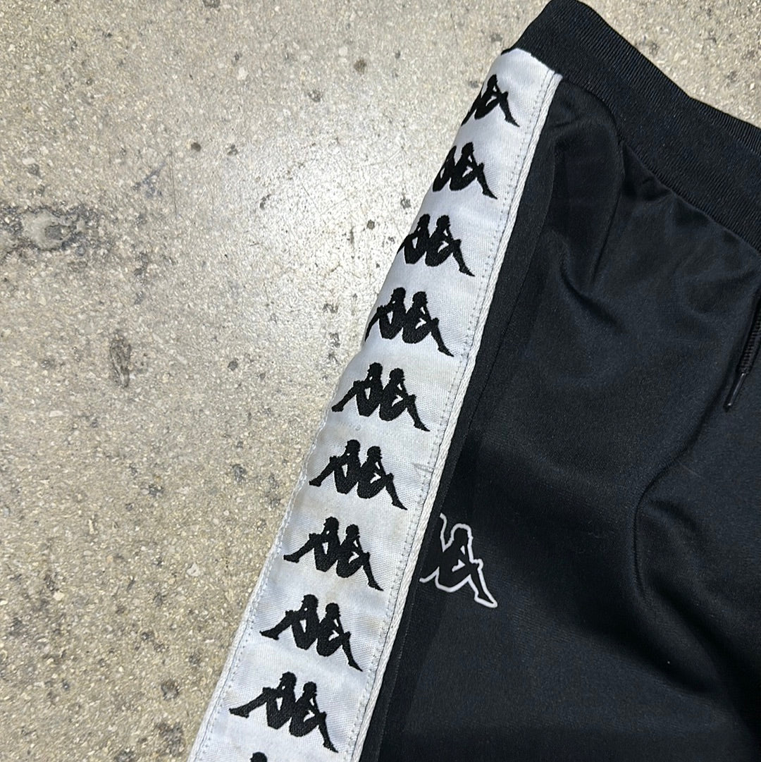 Kappa Trackpant Joggers - Black Size Medium