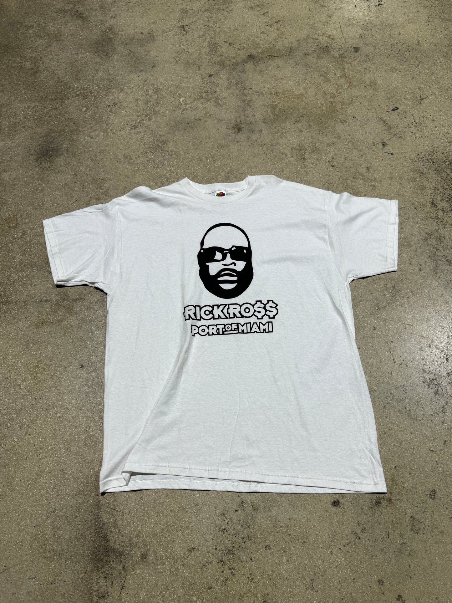 Rick Ross Port Of Miami Tee - White Size 2XL