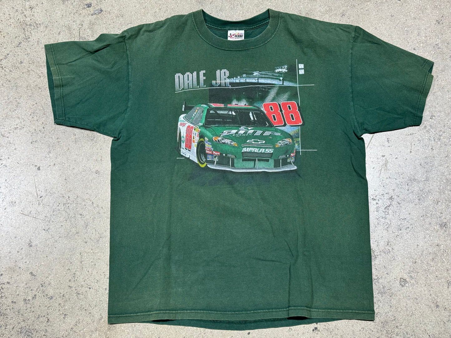 Dale Jr. #88 Car Tee - Green Size XL