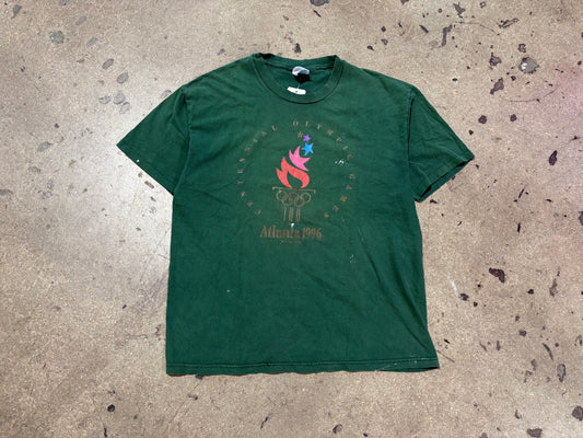 1996 Atlanta Olympics Tee - Green Size XL