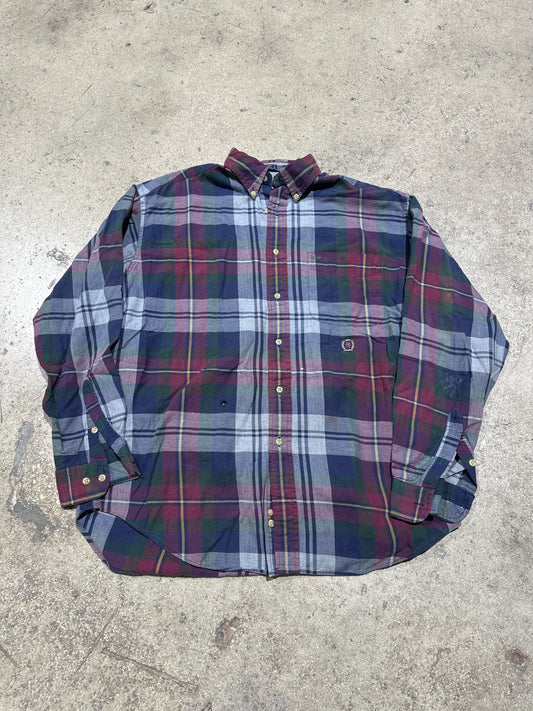 Tommy Hilfiger Crest L/S Button Up - Multi Size Medium